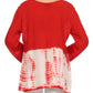 Sakkas Carla Tie Dye Embroidered Tunic Top / Blouse