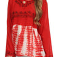Sakkas Carla Tie Dye Embroidered Tunic Top / Blouse
