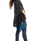 Sakkas Adalwin Desert Sun Lightweight Circle Ponch Tunic Top Blouse W / Embroidery