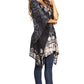 Sakkas Adalwin Desert Sun Lightweight Circle Ponch Tunic Top Blouse W / Embroidery