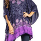 Sakkas Adalwin Desert Sun Lightweight Circle Ponch Tunic Top Blouse W / Embroidery