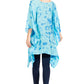 Sakkas Adalwin Desert Sun Lightweight Circle Ponch Tunic Top Blouse W / Embroidery
