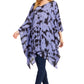 Sakkas Adalwin Desert Sun Lightweight Circle Ponch Tunic Top Blouse W / Embroidery
