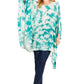 Sakkas Adalwin Desert Sun Lightweight Circle Ponch Tunic Top Blouse W / Embroidery