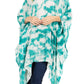 Sakkas Adalwin Desert Sun Lightweight Circle Ponch Tunic Top Blouse W / Embroidery