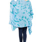 Sakkas Adalwin Desert Sun Lightweight Circle Ponch Tunic Top Blouse W / Embroidery