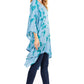 Sakkas Adalwin Desert Sun Lightweight Circle Ponch Tunic Top Blouse W / Embroidery