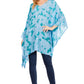 Sakkas Adalwin Desert Sun Lightweight Circle Ponch Tunic Top Blouse W / Embroidery