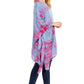 Sakkas Adalwin Desert Sun Lightweight Circle Ponch Tunic Top Blouse W / Embroidery