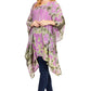 Sakkas Adalwin Desert Sun Lightweight Circle Ponch Tunic Top Blouse W / Embroidery