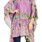 Sakkas Adalwin Desert Sun Lightweight Circle Ponch Tunic Top Blouse W / Embroidery