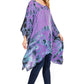 Sakkas Adalwin Desert Sun Lightweight Circle Ponch Tunic Top Blouse W / Embroidery