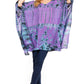 Sakkas Adalwin Desert Sun Lightweight Circle Ponch Tunic Top Blouse W / Embroidery