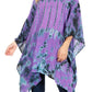 Sakkas Adalwin Desert Sun Lightweight Circle Ponch Tunic Top Blouse W / Embroidery