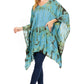 Sakkas Adalwin Desert Sun Lightweight Circle Ponch Tunic Top Blouse W / Embroidery