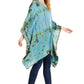 Sakkas Adalwin Desert Sun Lightweight Circle Ponch Tunic Top Blouse W / Embroidery
