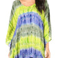 Sakkas Adalwin Desert Sun Lightweight Circle Ponch Tunic Top Blouse W / Embroidery