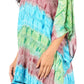 Sakkas Adalwin Desert Sun Lightweight Circle Ponch Tunic Top Blouse W / Embroidery