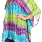 Sakkas Adalwin Desert Sun Lightweight Circle Ponch Tunic Top Blouse W / Embroidery