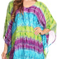 Sakkas Adalwin Desert Sun Lightweight Circle Ponch Tunic Top Blouse W / Embroidery