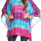 Sakkas Adalwin Desert Sun Lightweight Circle Ponch Tunic Top Blouse W / Embroidery