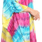 Sakkas Adalwin Desert Sun Lightweight Circle Ponch Tunic Top Blouse W / Embroidery