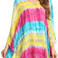 Sakkas Adalwin Desert Sun Lightweight Circle Ponch Tunic Top Blouse W / Embroidery