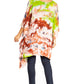 Sakkas Adalwin Second TieDye Desert Sun Circle Ponch Tunic Top Blouse W/Embroidery