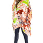 Sakkas Adalwin Second TieDye Desert Sun Circle Ponch Tunic Top Blouse W/Embroidery