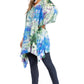 Sakkas Adalwin Second TieDye Desert Sun Circle Ponch Tunic Top Blouse W/Embroidery