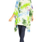 Sakkas Adalwin Second TieDye Desert Sun Circle Ponch Tunic Top Blouse W/Embroidery