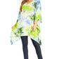 Sakkas Adalwin Second TieDye Desert Sun Circle Ponch Tunic Top Blouse W/Embroidery