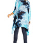 Sakkas Adalwin Second TieDye Desert Sun Circle Ponch Tunic Top Blouse W/Embroidery