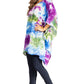 Sakkas Adalwin Second TieDye Desert Sun Circle Ponch Tunic Top Blouse W/Embroidery