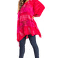 Sakkas Adalwin Second TieDye Desert Sun Circle Ponch Tunic Top Blouse W/Embroidery