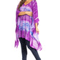 Sakkas Adalwin Second TieDye Desert Sun Circle Ponch Tunic Top Blouse W/Embroidery