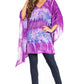Sakkas Adalwin Second TieDye Desert Sun Circle Ponch Tunic Top Blouse W/Embroidery