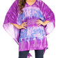 Sakkas Adalwin Second TieDye Desert Sun Circle Ponch Tunic Top Blouse W/Embroidery