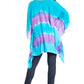 Sakkas Adalwin Second TieDye Desert Sun Circle Ponch Tunic Top Blouse W/Embroidery
