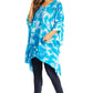 Sakkas Adalwin Second TieDye Desert Sun Circle Ponch Tunic Top Blouse W/Embroidery