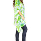Sakkas Adalwin Second TieDye Desert Sun Circle Ponch Tunic Top Blouse W/Embroidery