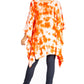 Sakkas Adalwin Second TieDye Desert Sun Circle Ponch Tunic Top Blouse W/Embroidery