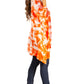 Sakkas Adalwin Second TieDye Desert Sun Circle Ponch Tunic Top Blouse W/Embroidery