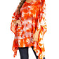 Sakkas Adalwin Second TieDye Desert Sun Circle Ponch Tunic Top Blouse W/Embroidery
