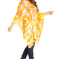 Sakkas Adalwin Second TieDye Desert Sun Circle Ponch Tunic Top Blouse W/Embroidery