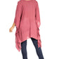 Sakkas Adalwin Third Tie Dye Desert Sun Circle Ponch Tunic Top Blouse W/Embroidery