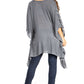 Sakkas Adalwin Third Tie Dye Desert Sun Circle Ponch Tunic Top Blouse W/Embroidery