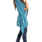 Sakkas Adalwin Third Tie Dye Desert Sun Circle Ponch Tunic Top Blouse W/Embroidery