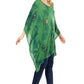 Sakkas Adalwin Third Tie Dye Desert Sun Circle Ponch Tunic Top Blouse W/Embroidery
