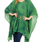 Sakkas Adalwin Third Tie Dye Desert Sun Circle Ponch Tunic Top Blouse W/Embroidery